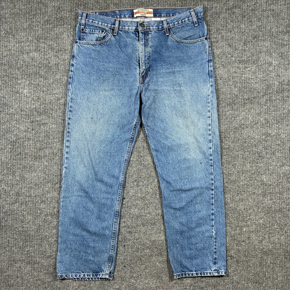 Levi's Signature Authentics Jeans Mens Size 38x30 Light Wash Regular‎ Fit Denim